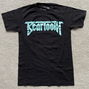 Beartooth Riptide Rock Band Tee - Black & Blue Teal / Size Small